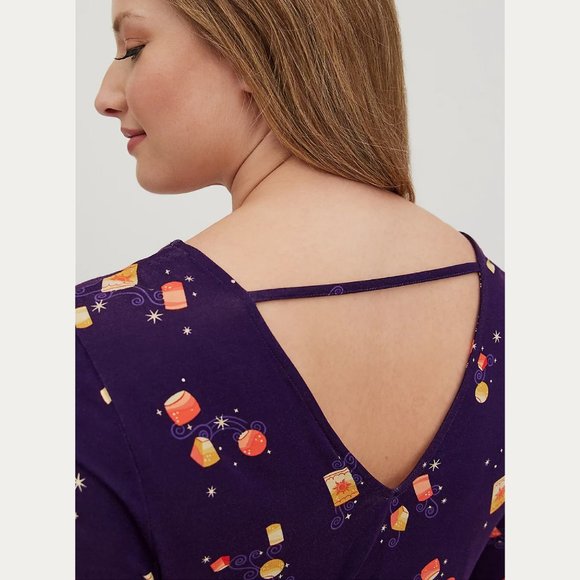 Torrid SKATER DRESS - SUPER SOFT DISNEY TANGLED LANTERN TOSS - Picture 3 of 5